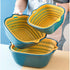 Passoires avec panier de vidange lot de 6 pièces - UstensilesCulinaires