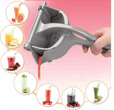 Presse fruits manuel en acier inoxydable - UstensilesCulinaires