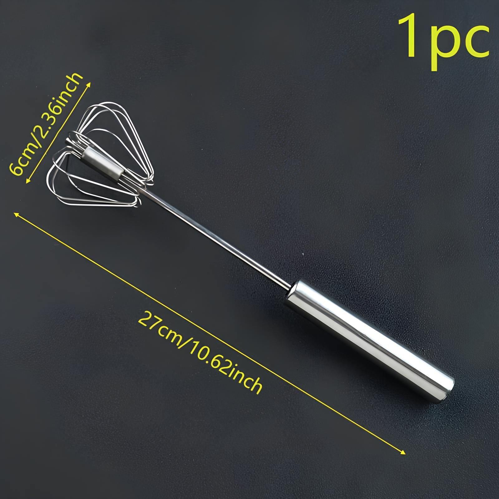 Fouet en acier Inoxydable Semi-Automatique - UstensilesCulinaires