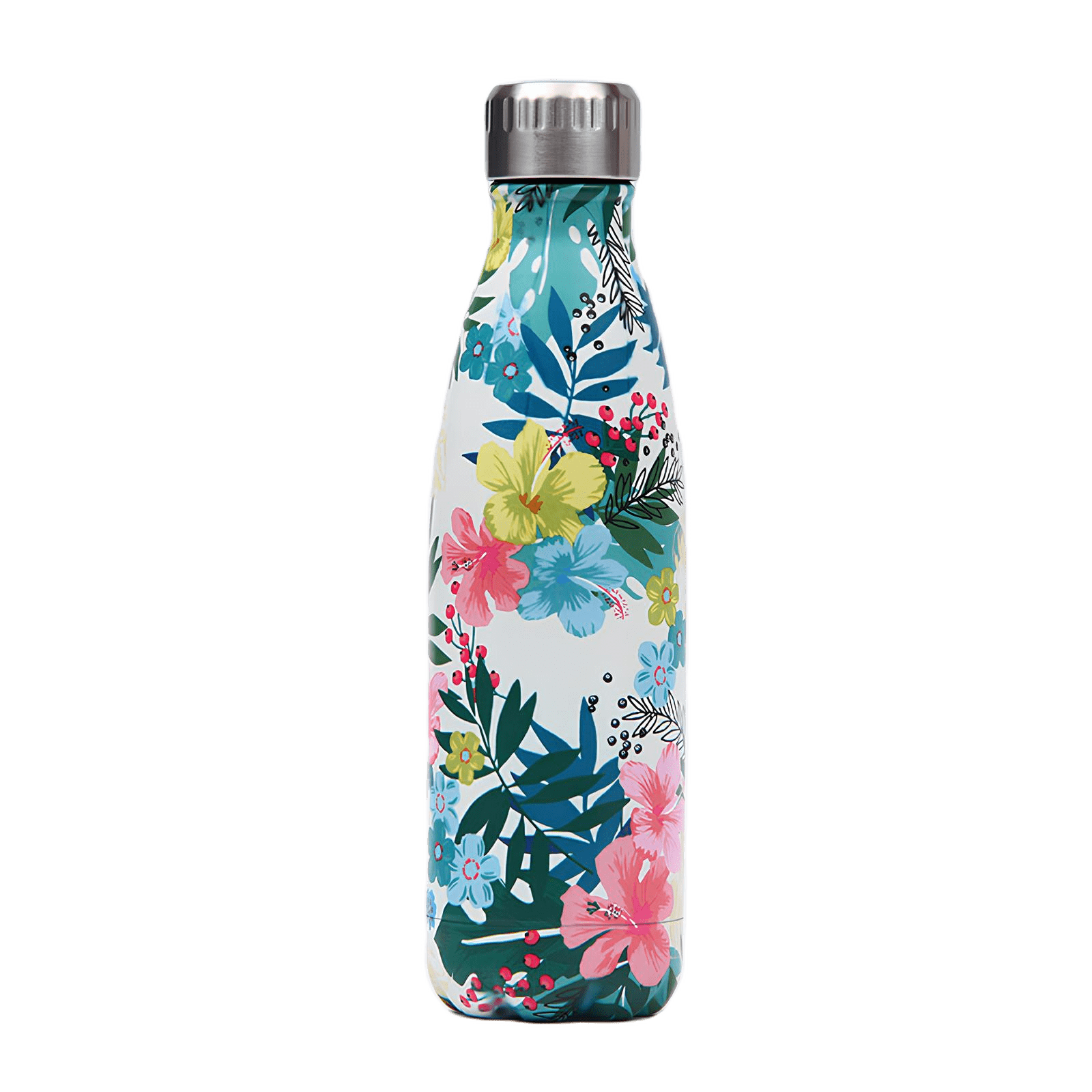 Bouteille isotherme en acier inoxydable - Les fleurs de l'été - UstensilesCulinaires
