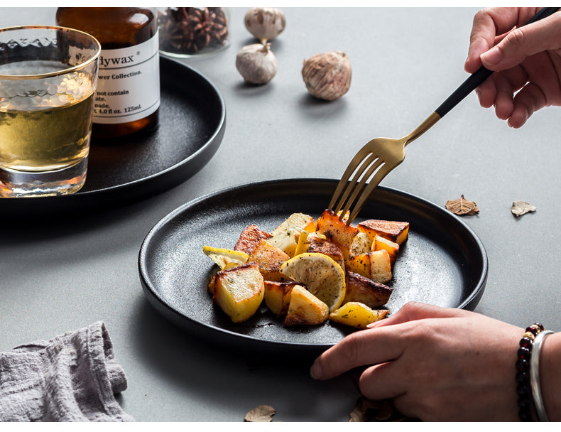 Assiettes creuses Ikea | Assiette creuse noire  | Ustensiles Culinaires 