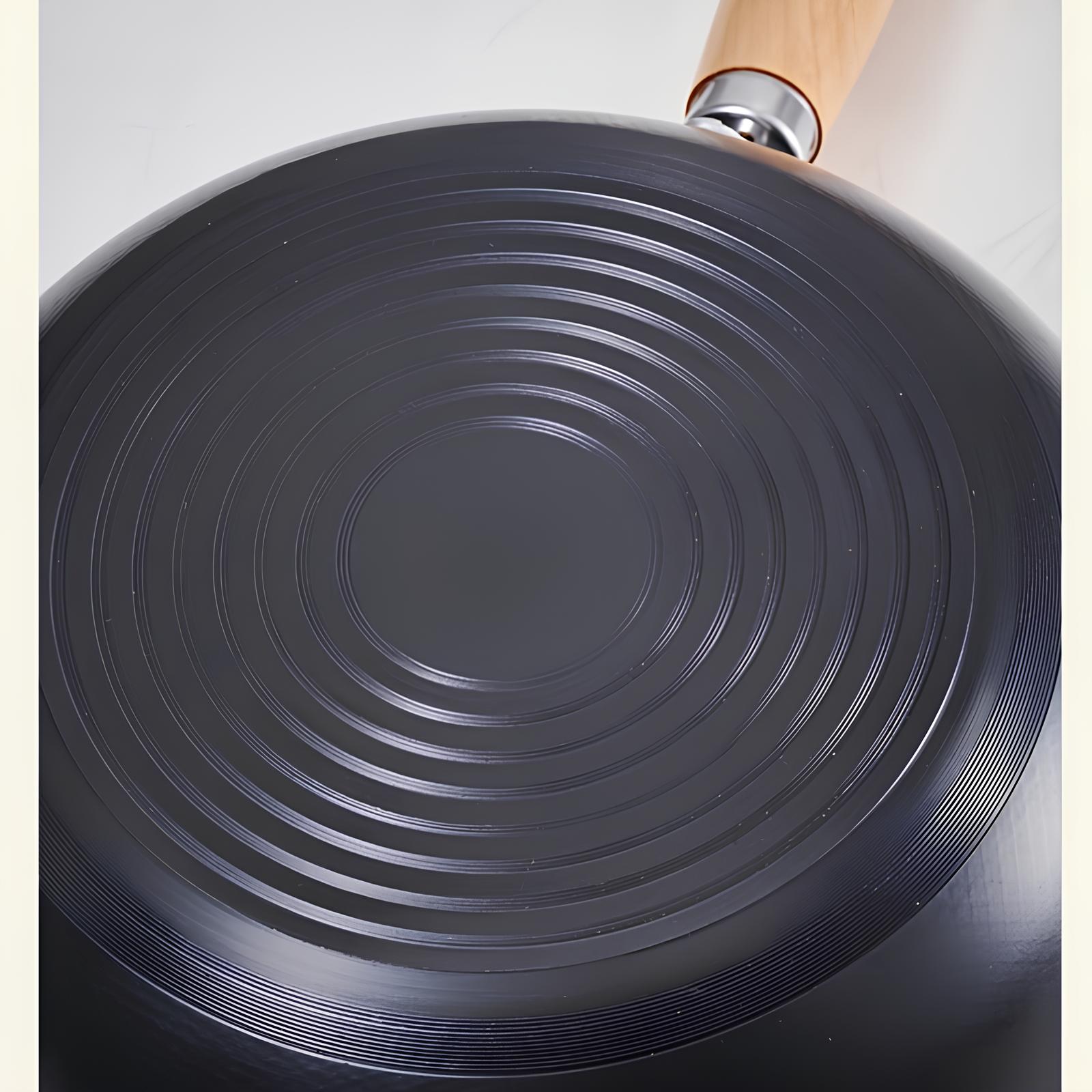 Mini Wok en fonte antiadhésif - UstensilesCulinaires
