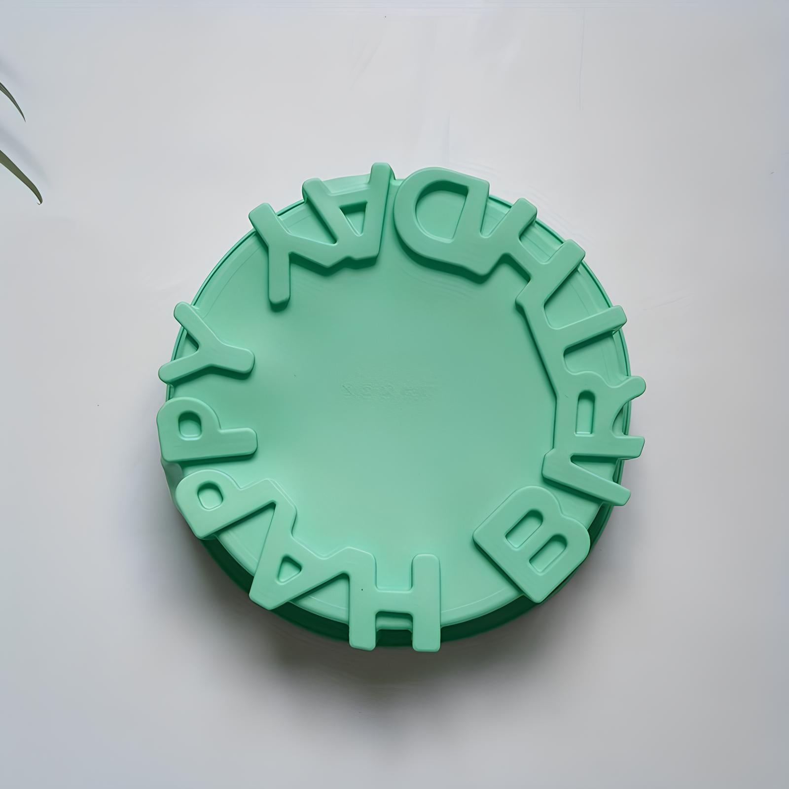 Moule à gâteau en silicone - Happy Birthday - UstensilesCulinaires