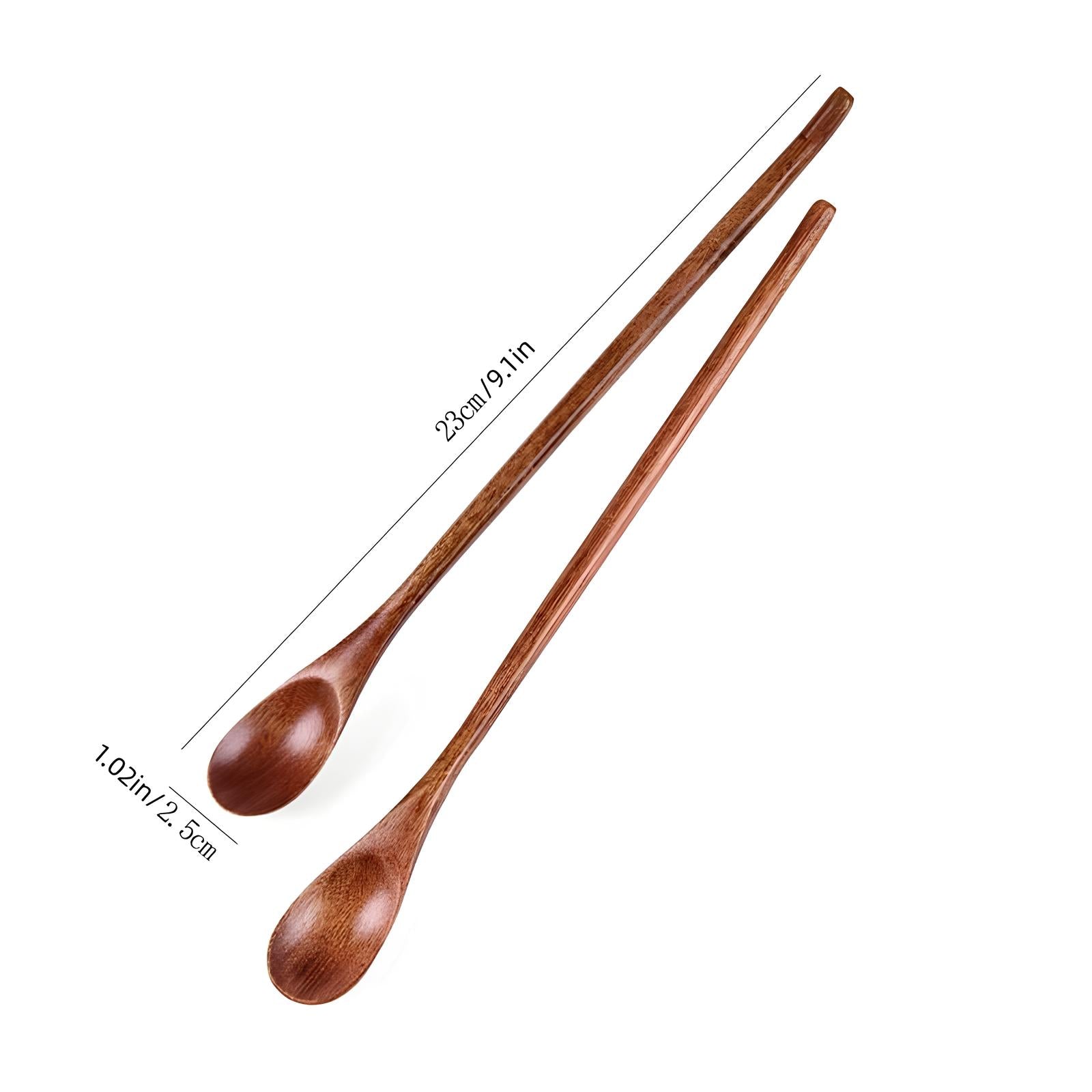 Cuillères en bois au marquage coloré - UstensilesCulinaires