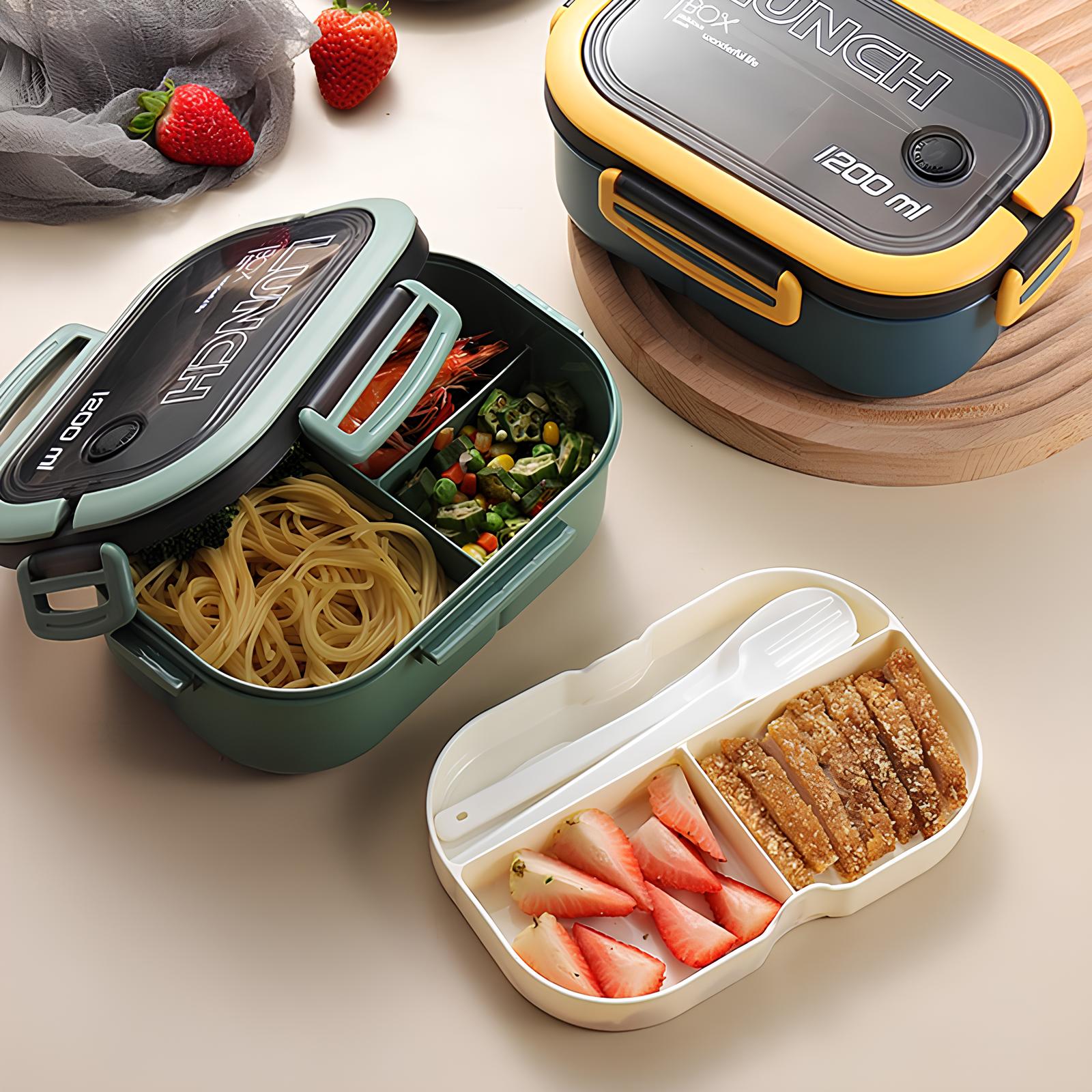 Lunch Box pratique et design à compartiment - UstensilesCulinaires