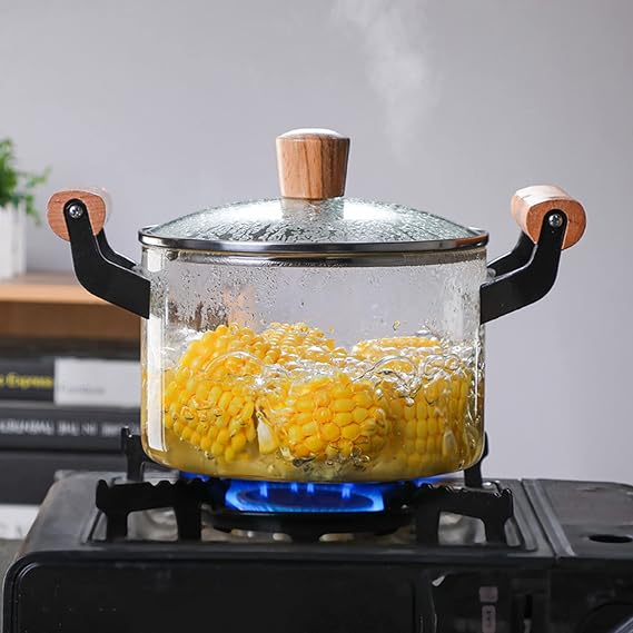 Casserole Petite Marmite À Ragoût Récipient Verre Pour Mijoter Feu Doux Casserole Petite Marmite À Ragoût Récipient Verre Pour Mijoter Feu Doux