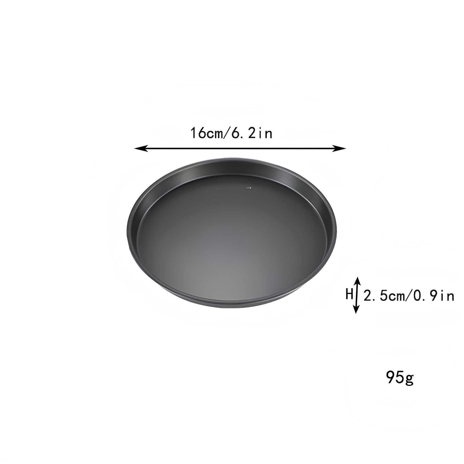 Plat à Four Rond en Acier Inoxydable - UstensilesCulinaires