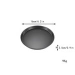 Plat à Four Rond en Acier Inoxydable - UstensilesCulinaires