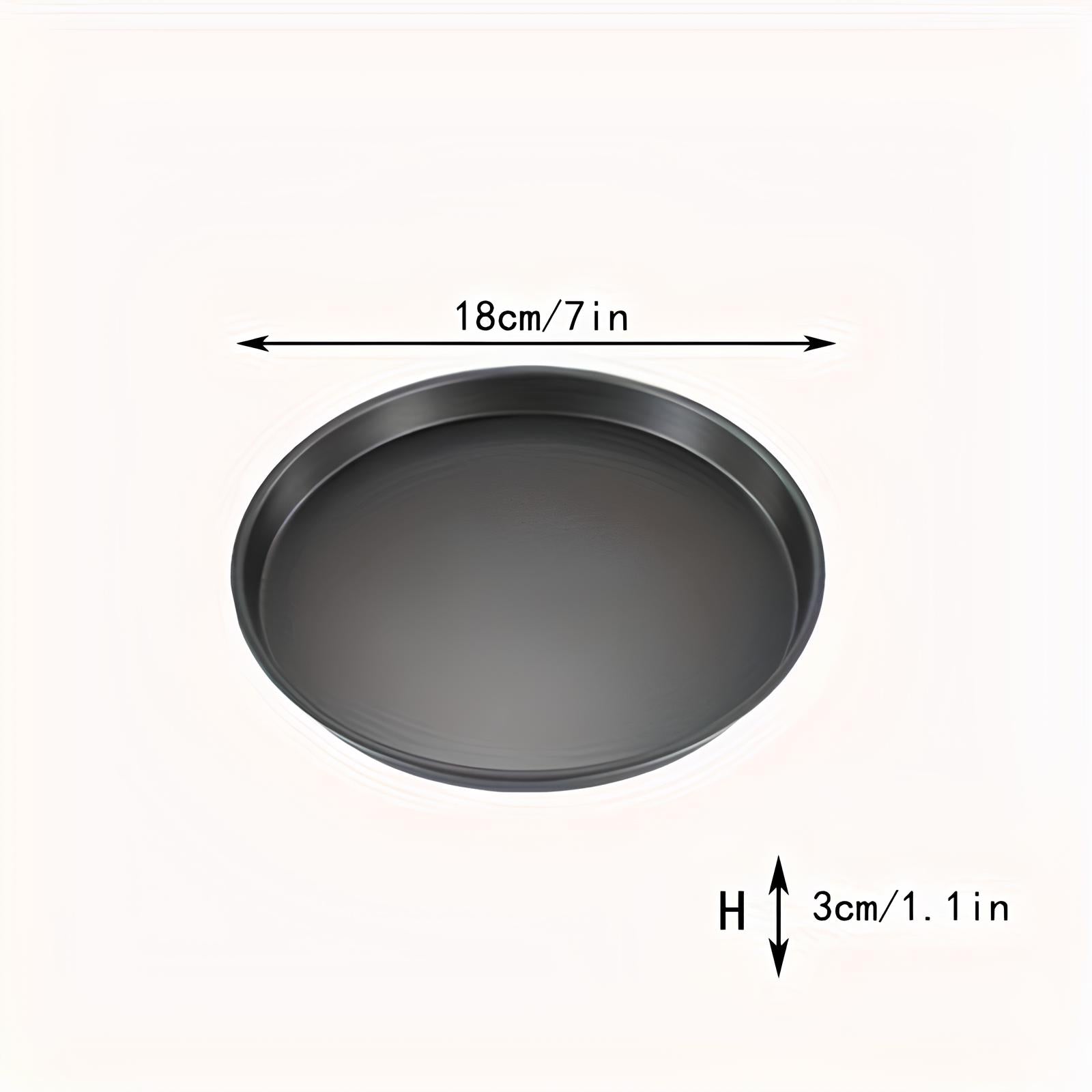 Plat à Four Rond en Acier Inoxydable - UstensilesCulinaires