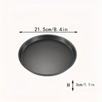 Plat à Four Rond en Acier Inoxydable - UstensilesCulinaires