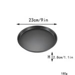 Plat à Four Rond en Acier Inoxydable - UstensilesCulinaires