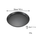 Plat à Four Rond en Acier Inoxydable - UstensilesCulinaires