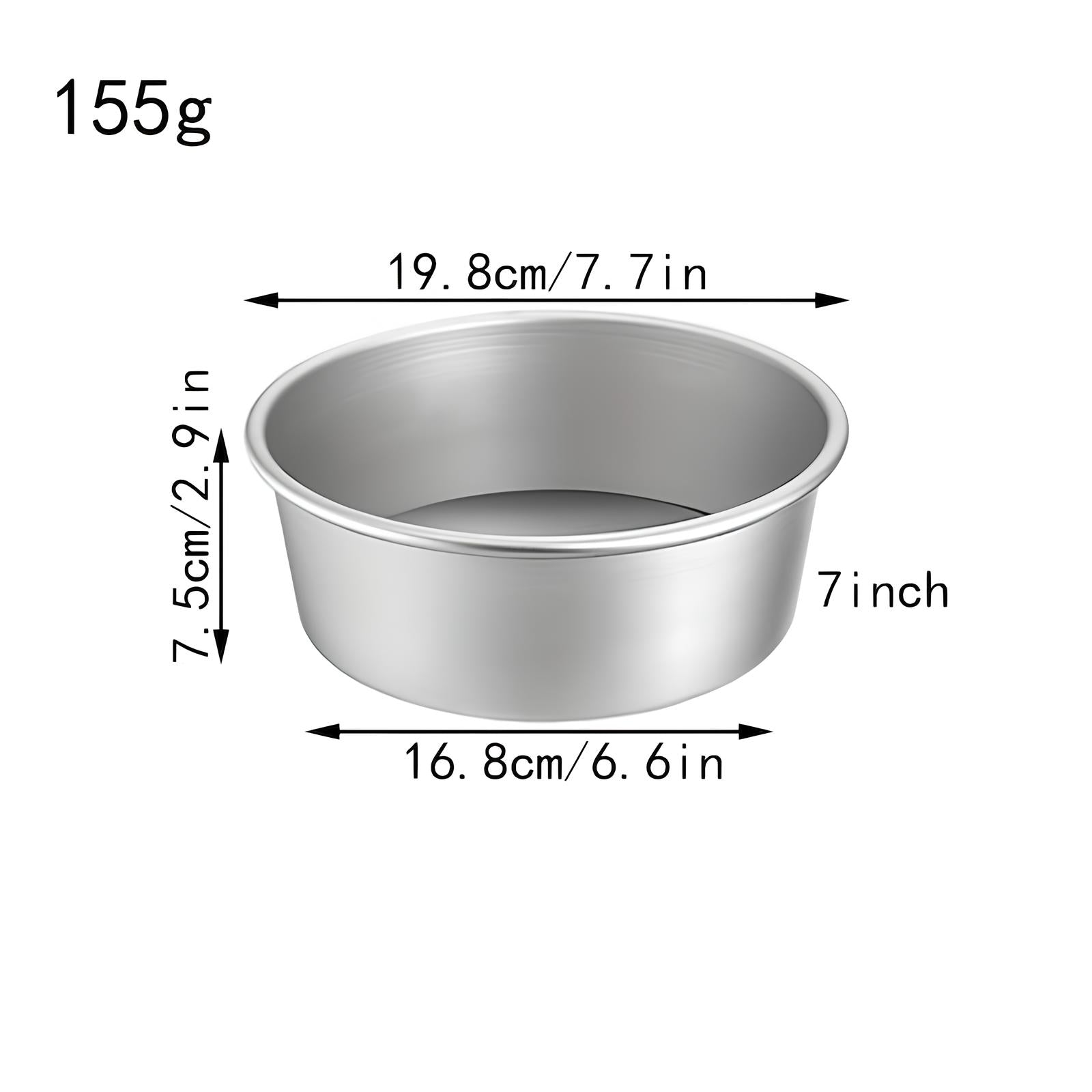 Moule à gâteaux rond en aluminium - UstensilesCulinaires