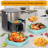 Moule en silicone rétractable pour airfryer