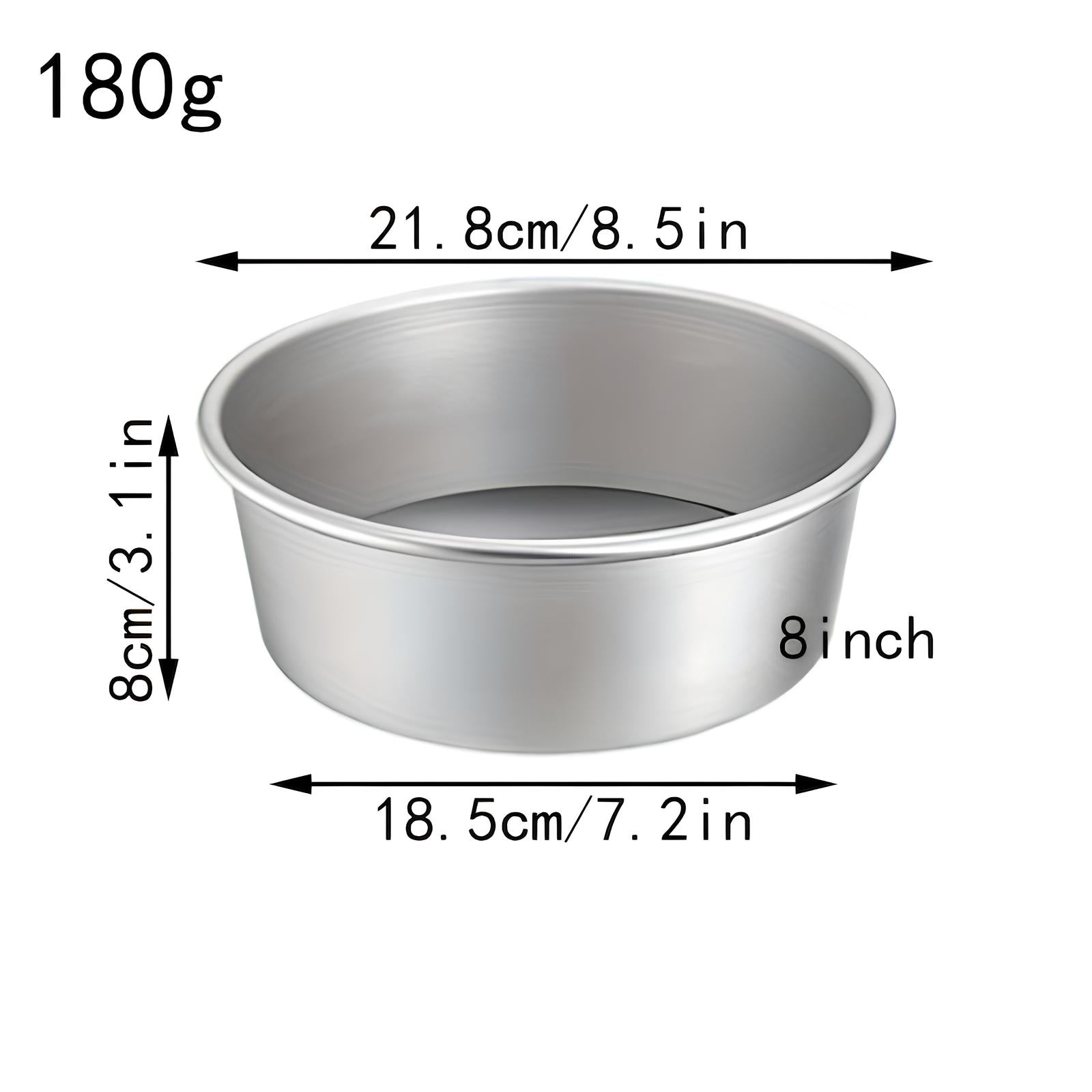 Moule à gâteaux rond en aluminium - UstensilesCulinaires