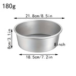 Moule à gâteaux rond en aluminium - UstensilesCulinaires