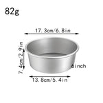 Moule à gâteaux rond en aluminium - UstensilesCulinaires
