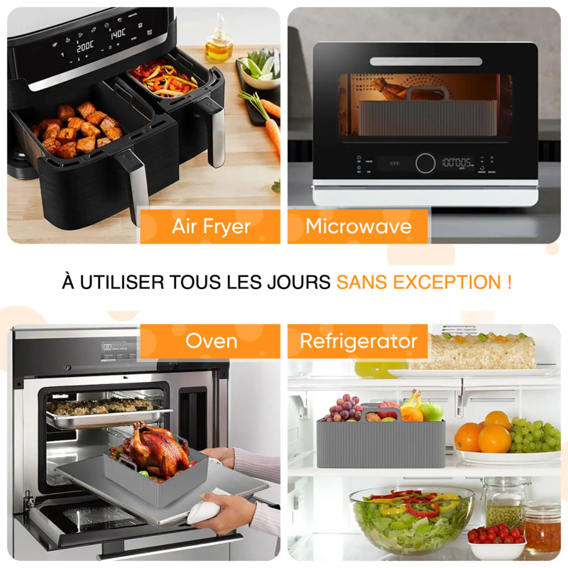 Moule en silicone spécial pour Airfryer XXL