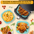 Moule en silicone rétractable pour airfryer