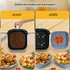 Moule en silicone rétractable pour airfryer