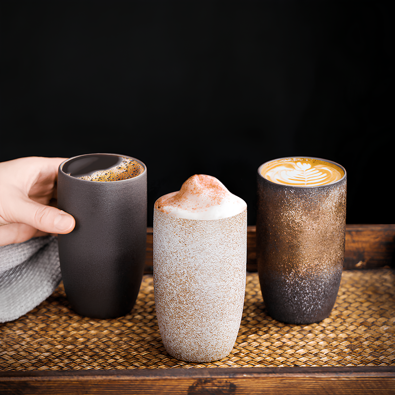 Mug en céramique avec infuseur et couvercle - UstensilesCulinaires