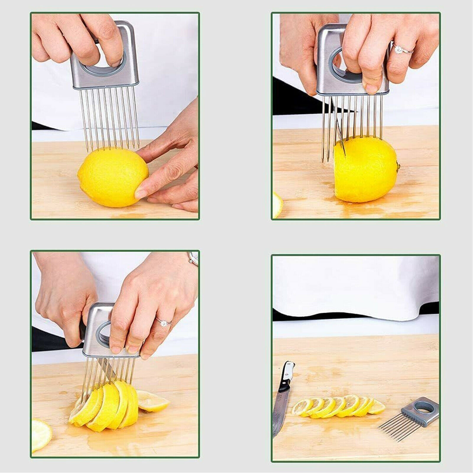 Support de découpe aliments multifonction en acier inoxydable