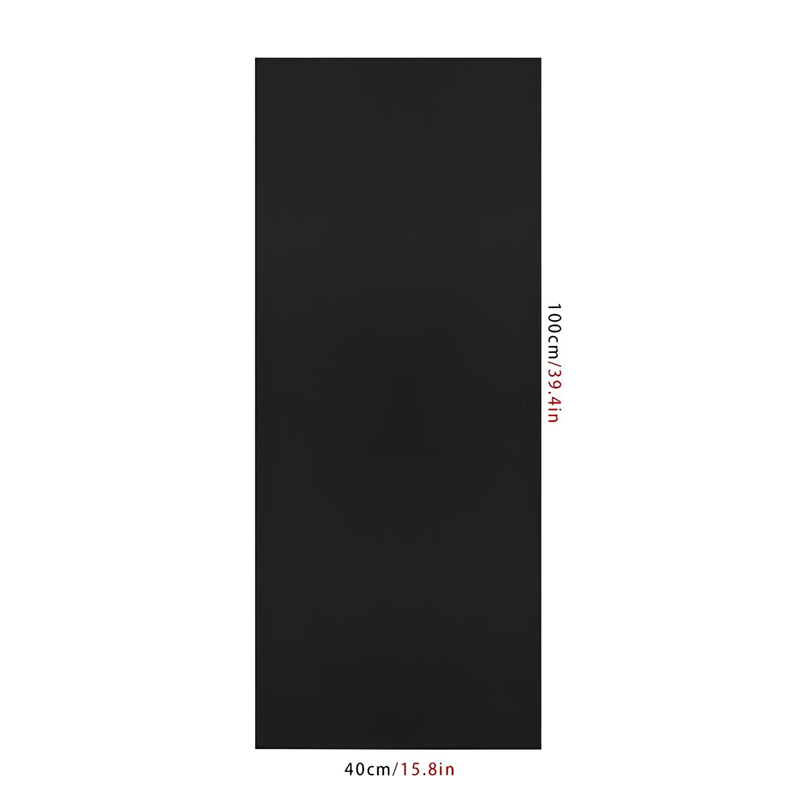 Papier adhésif pour meuble en vinyle noir brillant - UstensilesCulinaires