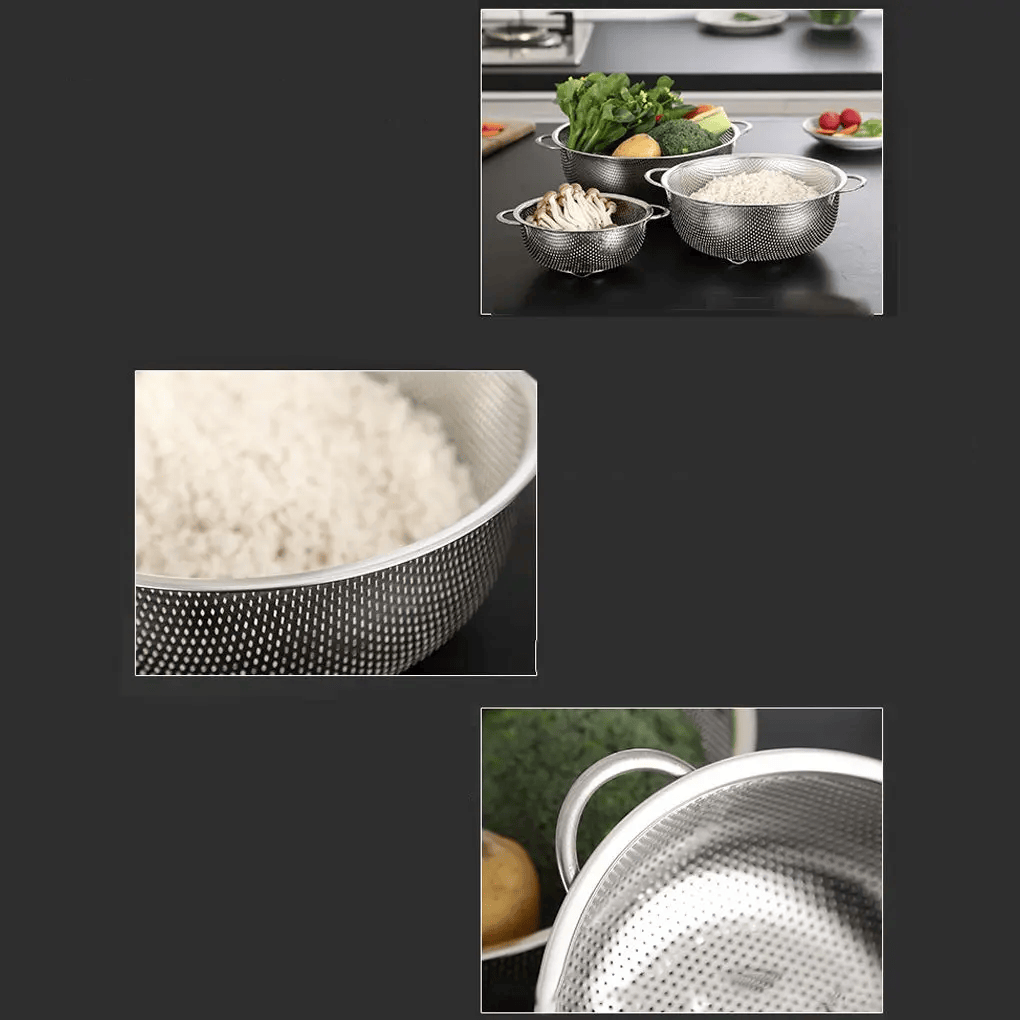 Passoire en inox grande taille
