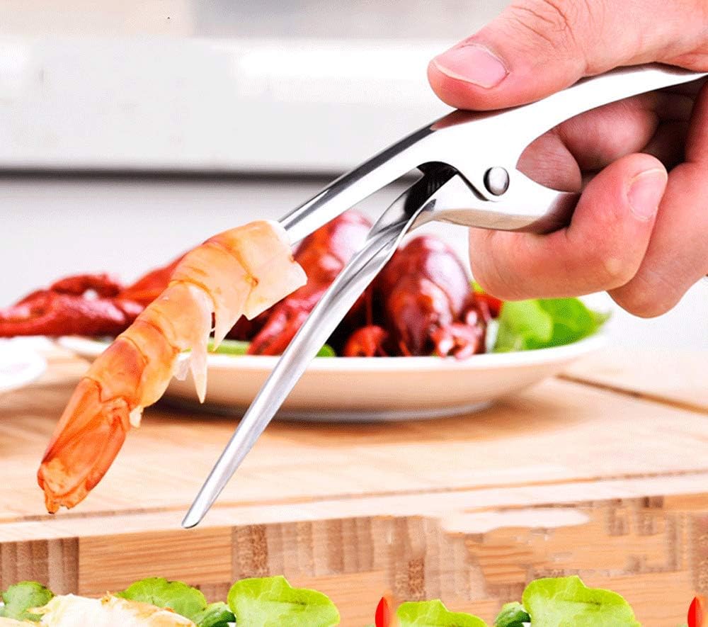 Éplucheur de crevettes en acier inoxydable