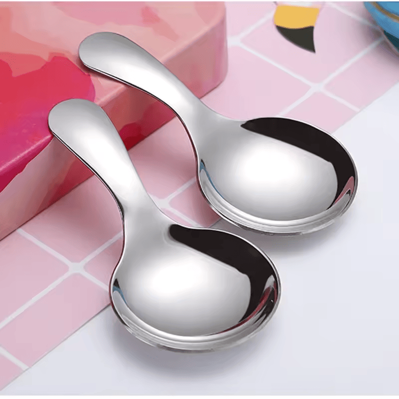 Mosaic Stainless Steel Soup Spoons