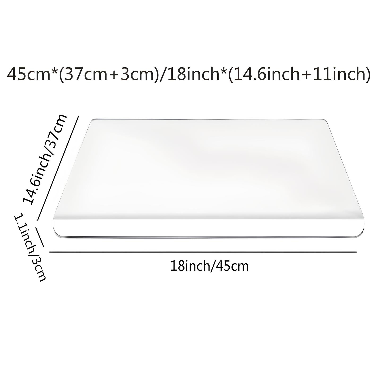 Planche à découper transparente en acrylique - UstensilesCulinaires