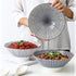 Shaded Blue Ceramic Salad Bowl