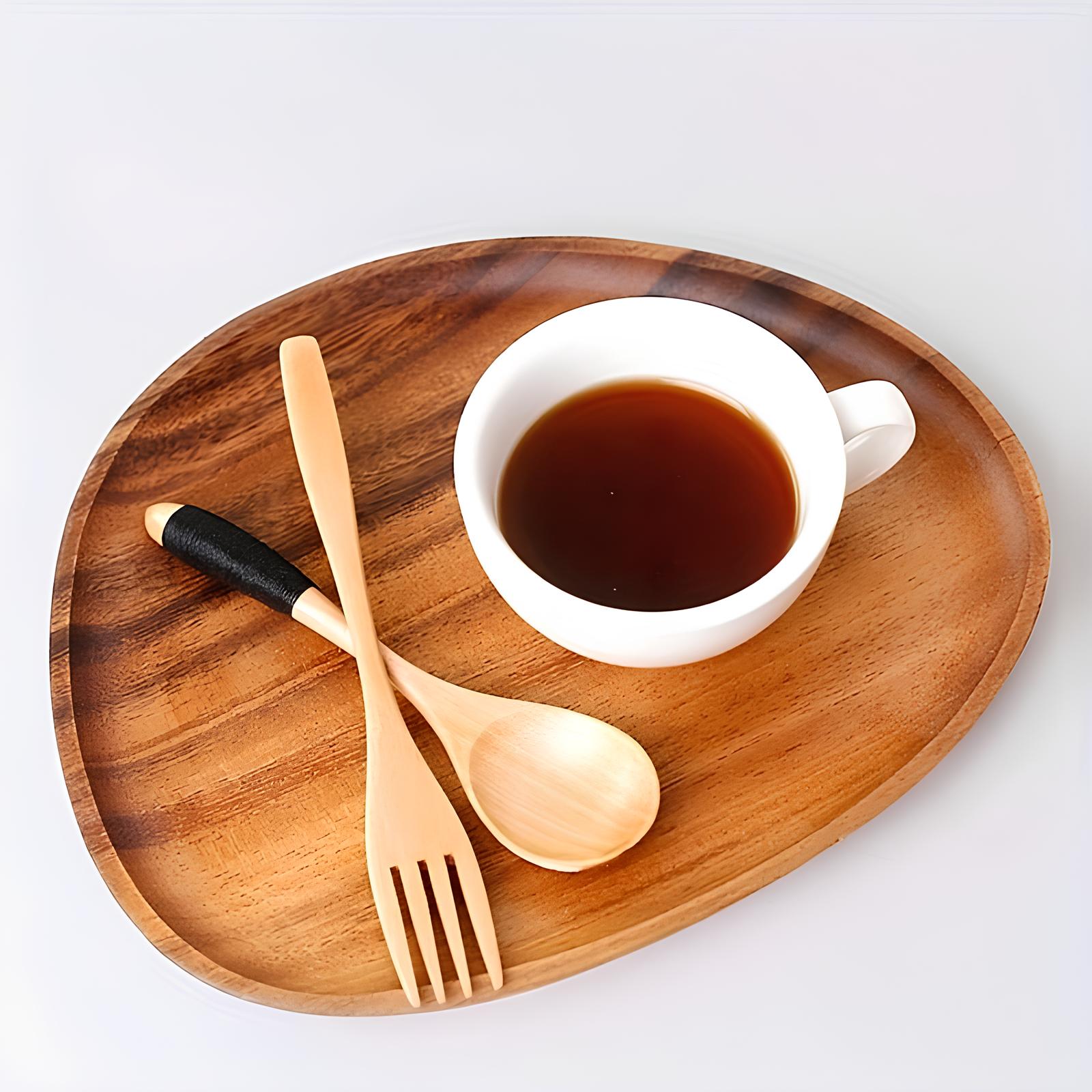 Plateaux de service polyvalent en bois d'acacia