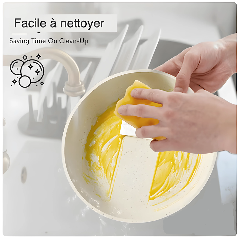 Batterie de cuisine 5 pièces antiadhésives