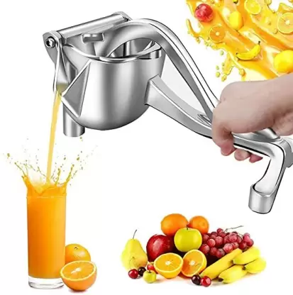 Presse fruits manuel en acier inoxydable - UstensilesCulinaires