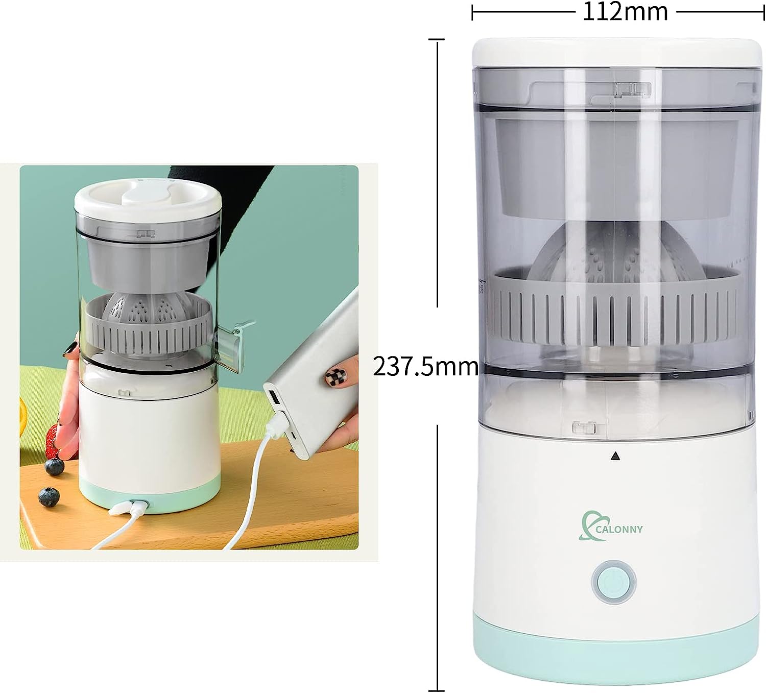 Presse-agrumes électrique Automatique portable - UstensilesCulinaires