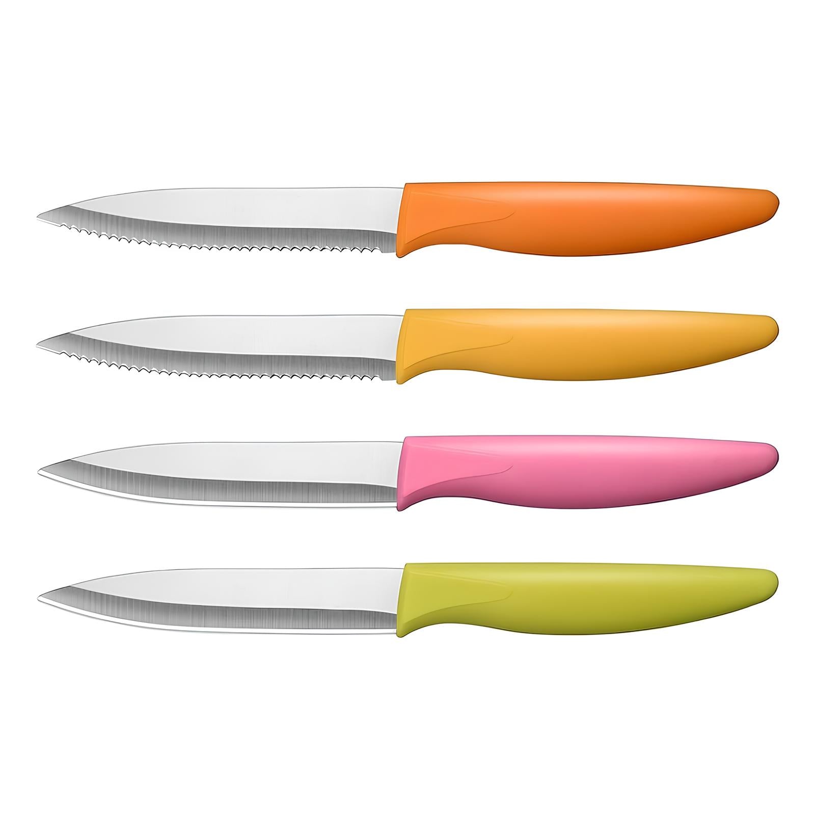 Couteaux à steak inoxydable lot de 4 - UstensilesCulinaires