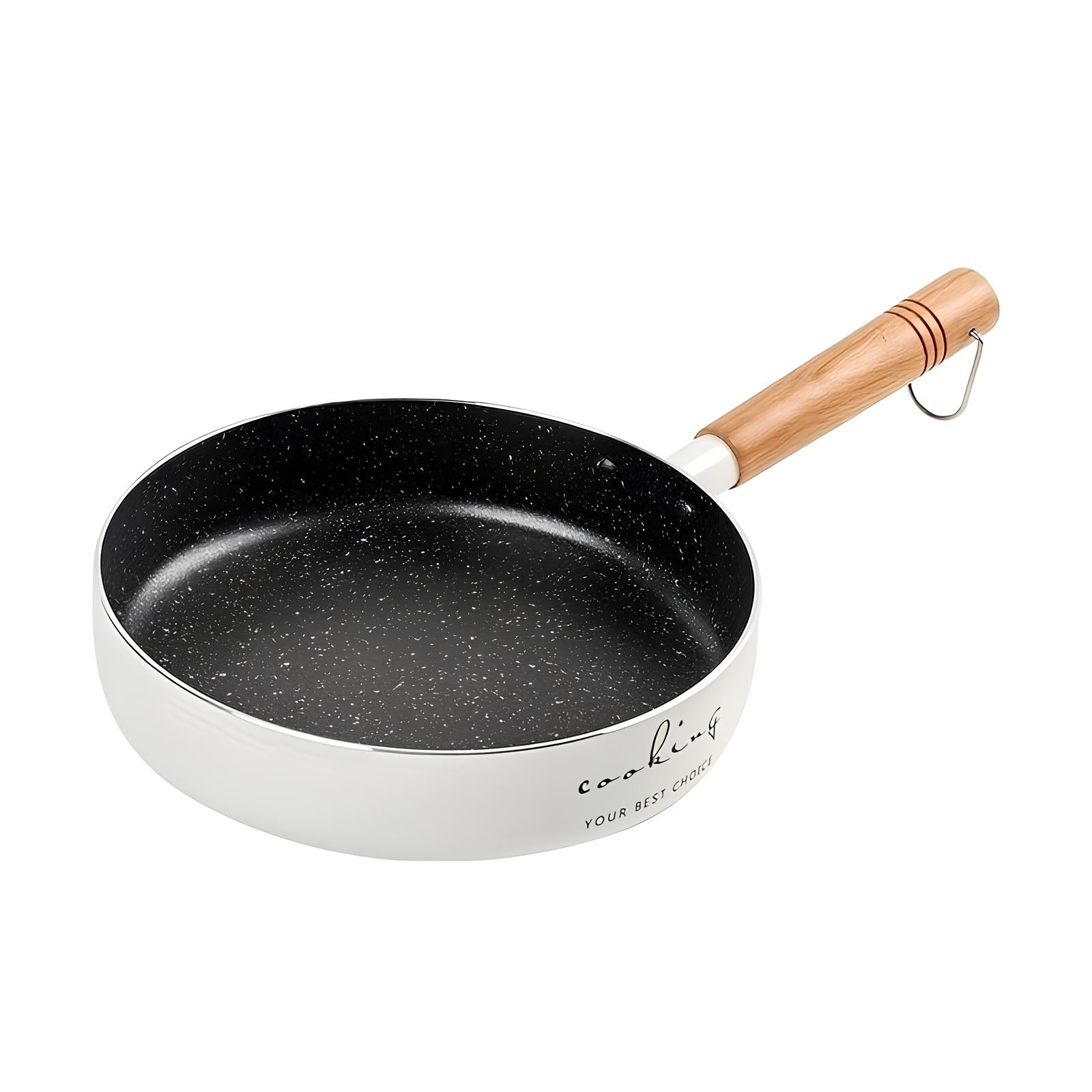 Sauteuse en aluminium avec Manche en Bois de Hêtre - UstensilesCulinaires