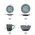 Tasse - Le bleu azur - UstensilesCulinaires