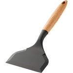 Spatule large en silicone et manche en bois - UstensilesCulinaires