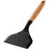 Spatule large en silicone et manche en bois - UstensilesCulinaires