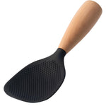 Spatule en silicone avec manche en bois - UstensilesCulinaires