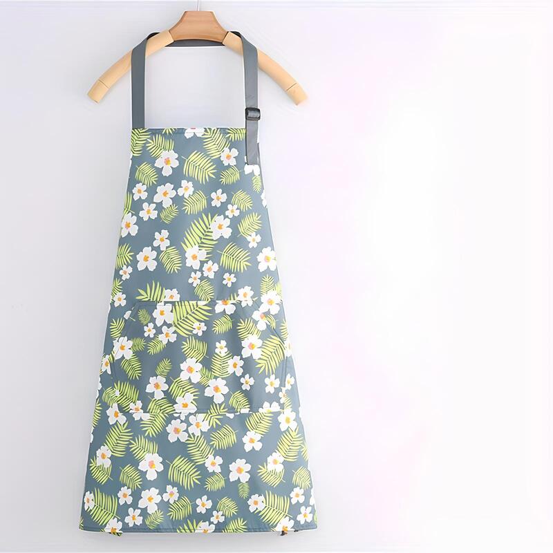 Tablier de cuisine imperméable imprimé floral