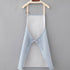 Striped cotton and linen kitchen apron