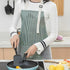 Striped Kitchen Apron with Hand Towel
