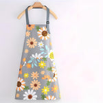 Tablier de cuisine imperméable imprimé floral