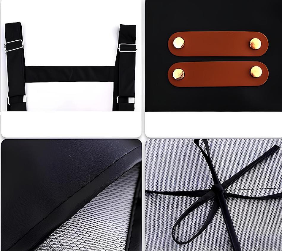 Tablier en simili cuir réglable