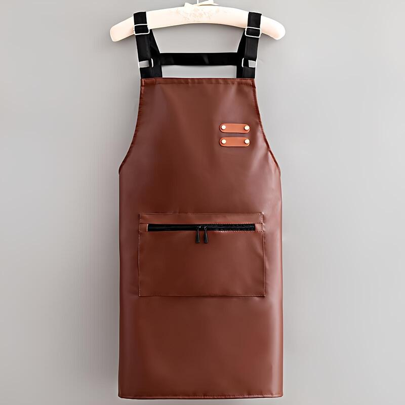 Tablier en simili cuir réglable