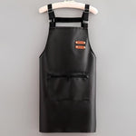 Tablier en simili cuir réglable