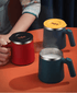 Tasse à café en inox avec couvercle hermétique